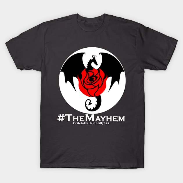 TheMayhem Hashtag White T-Shirt by Deathlilly522